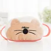 18style dessin animé masque enfants adultes masques de bouche en peluche ours chat motif animal masque respiratoire épais et chaud hiver bouche moufle GGA3659-8