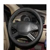 Hand-stitched PU Artificial Leather Steering Wheel Cover for Mercedes Benz M-Class 2009-2011 R-Class 2010 Accessories