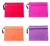 Portable nylon cloth 2 pouch file bag waterproof zipper A4 document handbag Office file folders holder student pencil paper storage bags