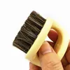 Horse Bristle Shaving Brush Portable Plastic Barber Beard Cleaning Appliance Shave Tool Razor Brush with Handle for Men