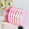 6mm Width 100yardslot Single Face Satin Ribbon Pink Red Rose Party Wedding Decoration Handmade Rose Flowers2881988