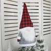 Adorno de árbol de Navidad de gnomo grande, adornos navideños de 25 pulgadas, gnomos de Papá Noel grandes, decoraciones escandinavas de felpa JK2008XB