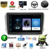 Android Navigation Car Video DVD -spelare f￶r Peugeot 2008 Peksk￤rm 9 tum WIFI USB Musik GPS Radio MP5