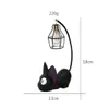 Lampada da notte per gatti in resina per animali, ornamenti per la decorazione della casa, regalo per piccoli gatti, lampada per la respirazione, luce notturna a LED