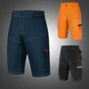 Wosawe No Polded Underwear Cykel Shorts Running Gym Camping Fiske Bike Downhill Shorts Diy Pad Set Kläder Män