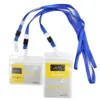 PVC Verticale Lanyard Kaarthouder Waterdichte Zachte Werkkaart Zachte Transparantie Werknemer S-kaarttassen Badges Houder