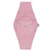 Brand Quartz Watch For Women Girl com Triângulo Pergunta Marcos de Pronto Dial Silicone Siss relógios GS201627680