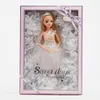 40cm Brautkleid Barbie-Puppe Prinzessin-Abend-Partei-Kleidung trägt langes Kleid Outfit Set Zubehör-Kind-Puppen Spielzeug Bestes Geschenk für Mädchen