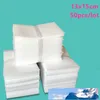 13*15cm (5.12*5.9 inch) 0.5mm Protective EPE Foam Insulation Foam Sheet Cushioning Packaging Pouches Packing Material