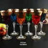 2 ADET High-end Viski Cam Kristal Şarap Kokteyl Votka Bira Bardak Bar Drinkware Şarap Gardiyalı Fashional Hediyeler