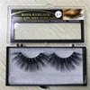 25mm long 6D mink hair false eyelashes to make eyelash lengthening version by hand with box 15style