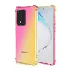 BETALISKA STOCKSPOFT AIR TPU Väska för Samsung S10 M10 20 30 Anm. 8 9 10 Gradient Färg Bakgrundsöverdrag Mjuka transparenta fall