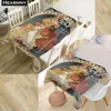 Alphonse Mucha Tablecloth Waterproof Oxford Fabric Square/Rectangular Tablecloth For Wedding Table Cloth Cover TV Covers Y200421