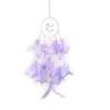 Acchiappasogni Piuma Acchiappasogni fatto a mano con luce a corda Comodino per la casa Appeso a parete Decorazione Novità Ciondolo Dreamcatcher W4698994