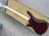 6 strängar elektrisk basgitarr med rosewood fretboard, ingen fret, krom hårdvara, aktiva pickup, erbjuder skräddarsydda