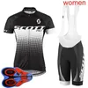 2021 Scott Team Dames Fietsen Jersey Set Zomer Korte Mouw Bike Shirt Bib Shorts Pak Racing Kleding Fiets Outfits Y21031820