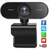 USB-webcamera 1080p 2K 2MP hand vaste focus computercamera webcams ingebouwde geluidsabsorberende microfoon 1920 * 1080 webcam met doos