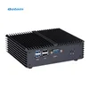 Freeshipping Mini PC Core i3 i5 Processor Dual Lan 4 Com Ports Fanless Mini Industrial PC X86