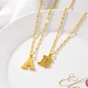 Mode Gold Halsband Halskette Initial Brief Halskette Für Frauen Alphabet Anhänger Halskette Männer Beste Freund Schmuck