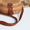 Sacos para mulheres 2019 torba plazowa vintage rattan saco de palha crossbody bolso carteras mujer de hombro y bolsos redondo mensageiro sac m328w