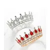 Bling Luxe Vintage Or Couronne De Mariage Alliage Diadème De Mariée Baroque Reine Roi Couronne couleur or strass diadème couronne Mariage Acce8297532