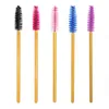 50 Pcs Eyelash Brushes Makeup Brushes Disposable Mascara Wands Applicator Eye lashes Cosmetic Brush Gold Stick Makeup Tools