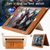 Luxury Tan Soft Leather Wallet Stand Flip Case Smart Cover With Card Slot for New iPad 9.7 2020 2019 Air 2 3 4 5 6 7 Air2 Pro 10.5 Mini