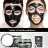 Máscara de água Ice Levin Bamboo Charcoal Preto Peel Off Nariz Blackhead mortas da pele limpa Blackhead poros encolher Rosto ferramenta 200PCS