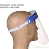 Klaar om te verzenden Snelle levering Grote doorzichtige verstelbare elastische hoofdband Herbruikbare comfortabele spons Winddicht Stofdicht Anti-spuug Gezichtsscherm voor volwassenen