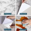 Premium Marble PVC Водонепроницаемые самоклеющиеся Обои DIY Мебель Шкаф Шкаф Ремонт Домашний декор Кухня Ванная Наклейка