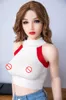 Amazon Hot Selling Realistic Sex Doll 162cm Toy Silicone Sexy Lifelike Pequenos bonecos de mama com voz e aquecimento