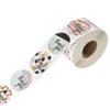 500pcs Roll 1.5inch Thank You Adhesive Stickers Different Style Label DIY Gift Bag Cake Baking Package Decoration