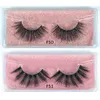 Mink rzęsy Hurtownie 10 Stylów 3D Faux Mink Laszy Naturalne Grube Fake Eyelashes Pack Makeup False Lashes Extension luzem