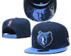 Memphis mens feminino Ja Morant Grizzlies Basquete Snapback Hats Baseball Cap de futebol Flat Ajusta Cap Sports Mix Order2856184