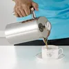 350/800 / 1000ml Kaffekrukor fransk press kaffebryggare Dubbelväggig rostfritt stål cafetiere te maker kruka med silfilter gga3697-4