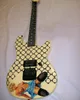 Kundenspezifische elektrische Gitarre, Jerry Cantrell Blaues Kleid Gitarre KhallerBridge