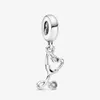 New Arrival 925 Sterling Silver Stethoscope Heart Dangle Charm Fit Original European Charm Bracelet Fashion Jewelry Accessories