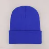 Klassisk slouch beanie unisex stickad överdimensionerad beanie hatt soild färg utomhus vinter varm rese cap ull elastiska hiphop hattar lj4780516