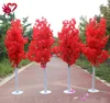 bröllopsdekoration 5ft lång 10 stycke SLIK Artificial Cherry Blossom Tree Roman Column Road för Wedding Party Mall Öppna8783035