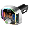 Car Bluetooth 5.0 FM Transmitter Wireless Handsfree o Receiver Auto MP3 Player 2.1A Dual USB Fast Charger Car Accessories7701697