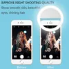LED Selfie Light per Iphone 11 XR XS Max Lampada selfie universale Obiettivo per cellulare Anello flash portatile per Samsung S20 Huawei P409647871