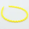 EPecket DHL Bezpłatny statek Cukierki Kolor Szerokokrągła Fala Lady High Elastyczna Plastikowa Opaska Datg009 Hair Jewelry Headbands