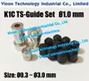 (1set) SODICK K1C TS Ruby Guide Set D = 0,3-3,0 mm pour Sodick K1C Small Hole Drill EDM (TS-Guide * 1PC + Collet * 1PC + Spacer * 1PC + Sceaux en caoutchouc * 10pcs)