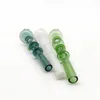 Hand Glass Smoke Pipe Newest Oil Burner Pipe Approx 14cm With Colorful Bowl Thick Heady Hookahs Water Pipes