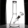 물 담뱃대 10.5 "Beaker Glass Bong Iceators Downstem과 Bowl로 흡연을위한 두꺼운 재료 파이프