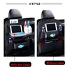 Auto Seat Back Organizer PU Lederen Pad Bag Auto Storage Organizer Opvouwbare Tafel Lade Travel Opbergtas Auto-accessoires CX200822