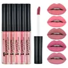 Velvet de maquillaje Glaze de labios mate 5 piezas mini set de brillo de labios mate mínimo taza antiadherente de calabaza