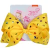 Cekiny Jojo Siwa Klipy Włosów 2020 Dziewczyny 8 cali Łuk Barrettes Heart Wstążka Bow Hairpins Jojo Siwa Kit Dzieci HHA1557