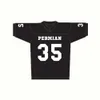 45 Boobie Miles Cuma Gecesi Işıkları Amerikan Futbol Formaları ile C Patch #35 Boobie Miles Erkek Lisesi Jersey Swen