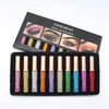 Liquid Eyeshadow Long Lasting Waterproof Liquid Glitter Eyeliner Pencils 10 colors Shining Shimmer Eye Liner 10color/set